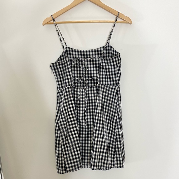 Victoria + Sophia Gingham Mini Dress - Picture 8 of 8